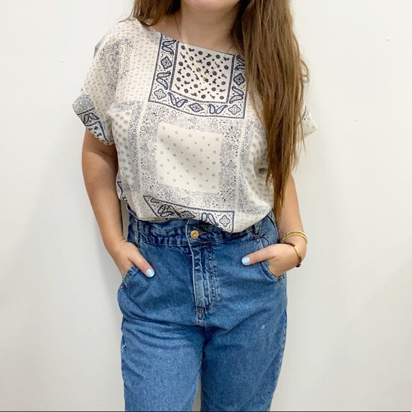 Madewell Tops - Madewell Kyoto Print top